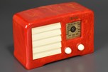Highly Swirled Red Emerson ’Little Miracle’ AX-235 Radio